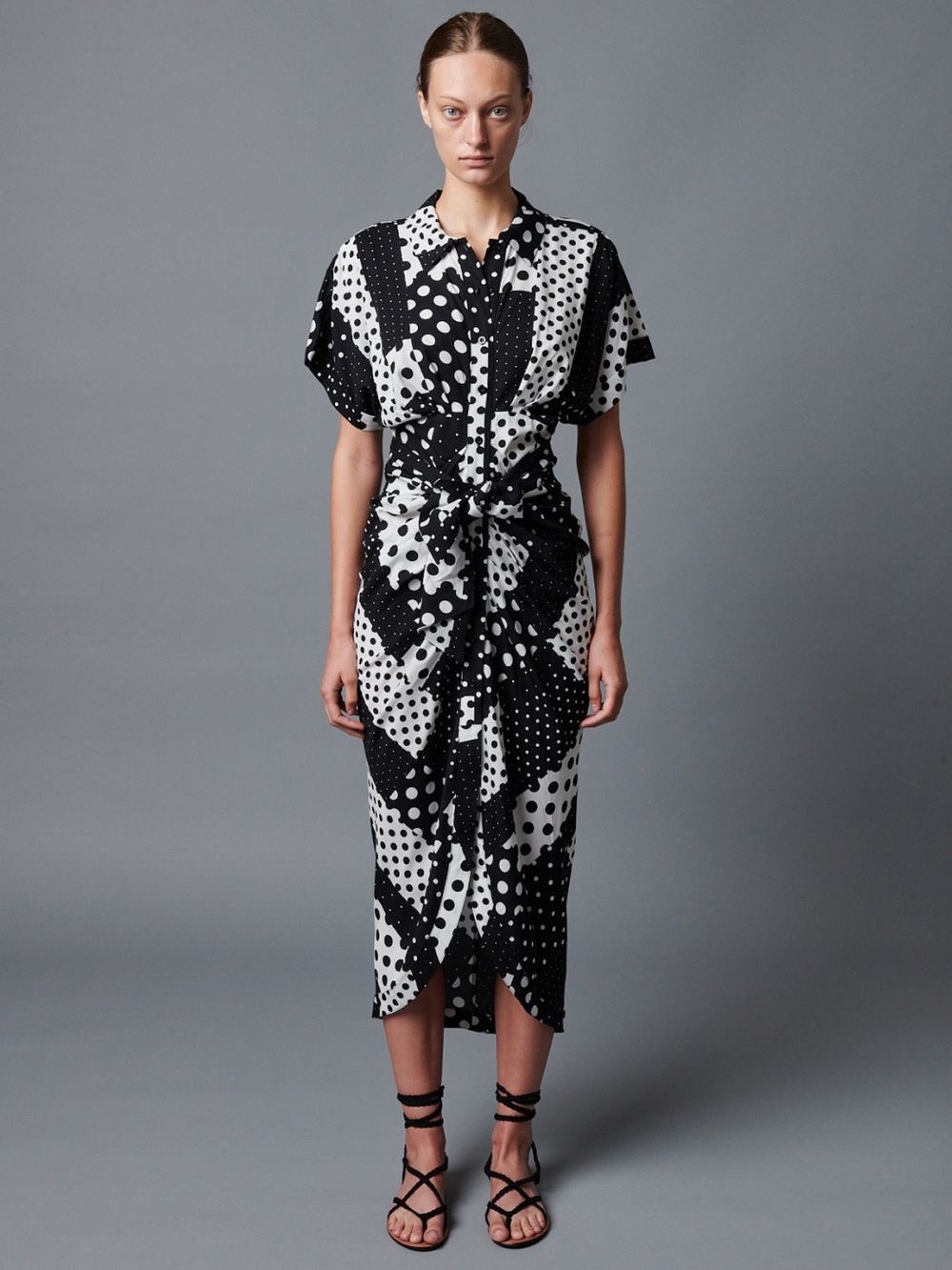 Le Superbe Miko Short-Sleeve Midi Dress